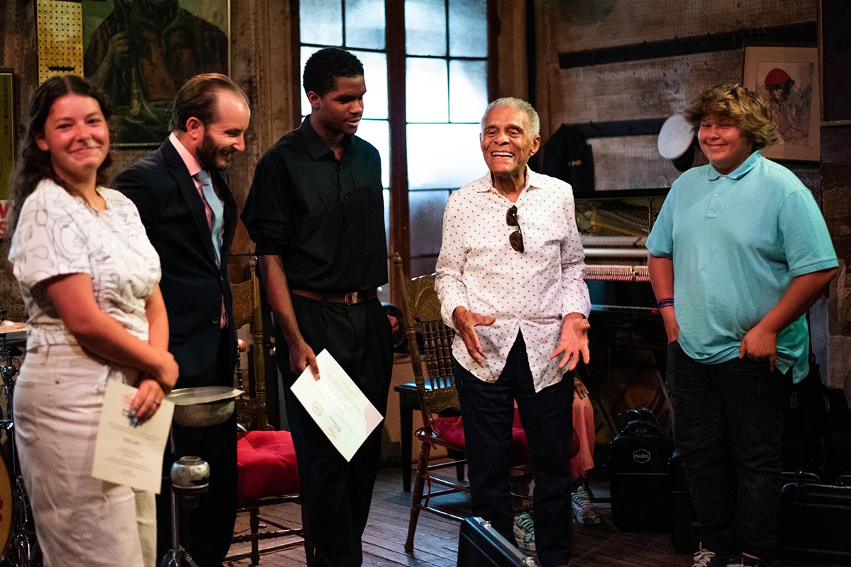 Celebrating Charlie Gabriel's 91st Birthday at Preservation Hall